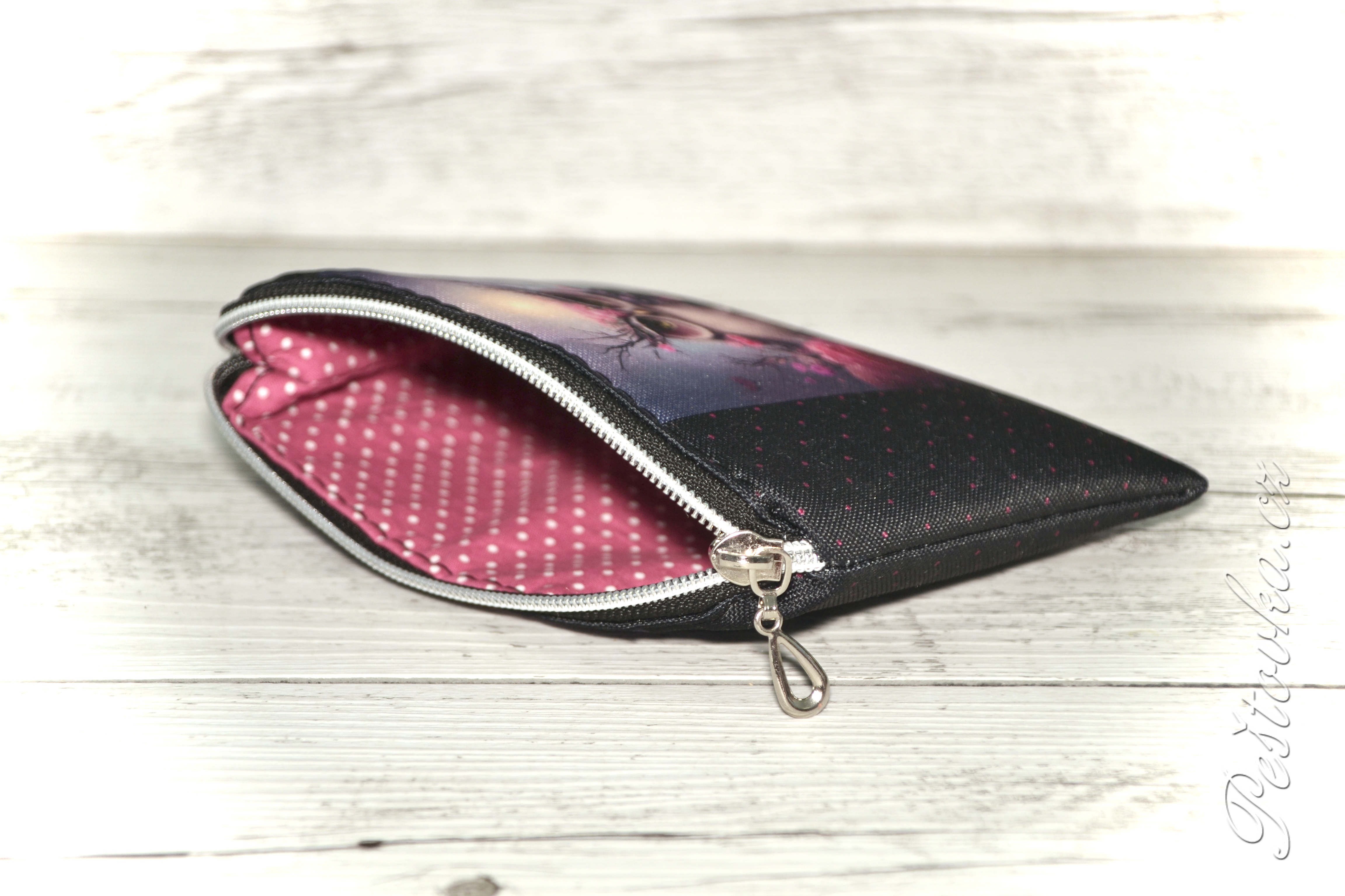 Peštovka kosmetické pouzdro INSIGNO 18x13 cm *vánoční jezevčík*