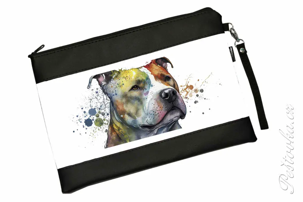 Peštovka - Pouzdro na průkazy původu A4 *Amstaff*