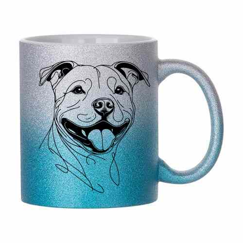 Hrnek třpytivý 330 ml STAFÍK