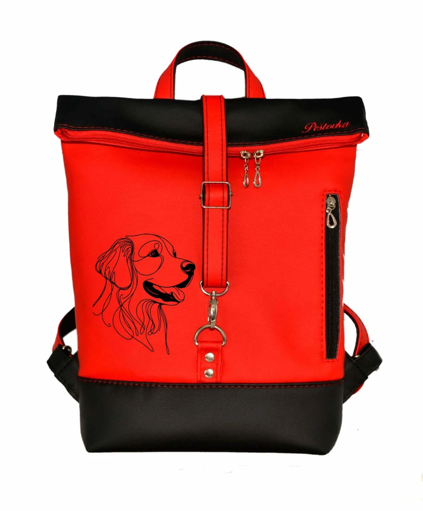 Peštovka Překlápěcí batoh Lucas *GOLDEN RETRIEVER*