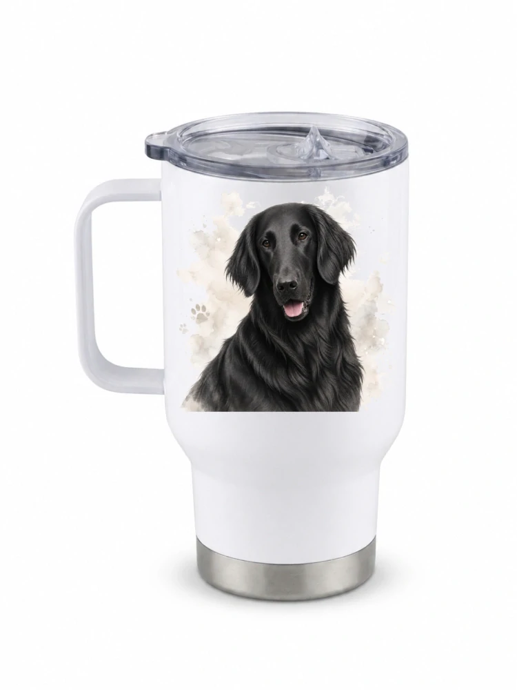 Peštovka Cestovní hrnek 450ml *FLAT-COATED RETRIEVER*
