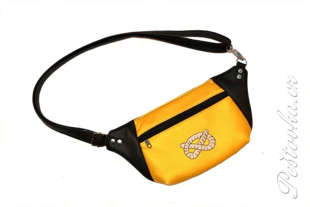 Peštovka - ledvinka Dayna *černo-žlutá s uzlíkem*