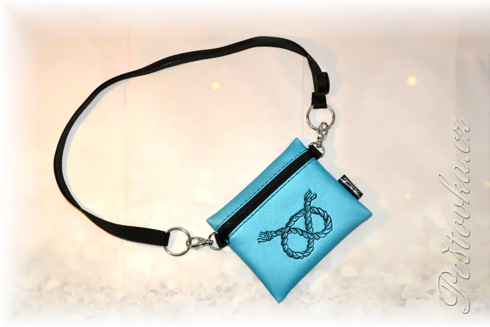 Peštovka Výstavní pamlskovník *UZLÍK staffbull - modrý*