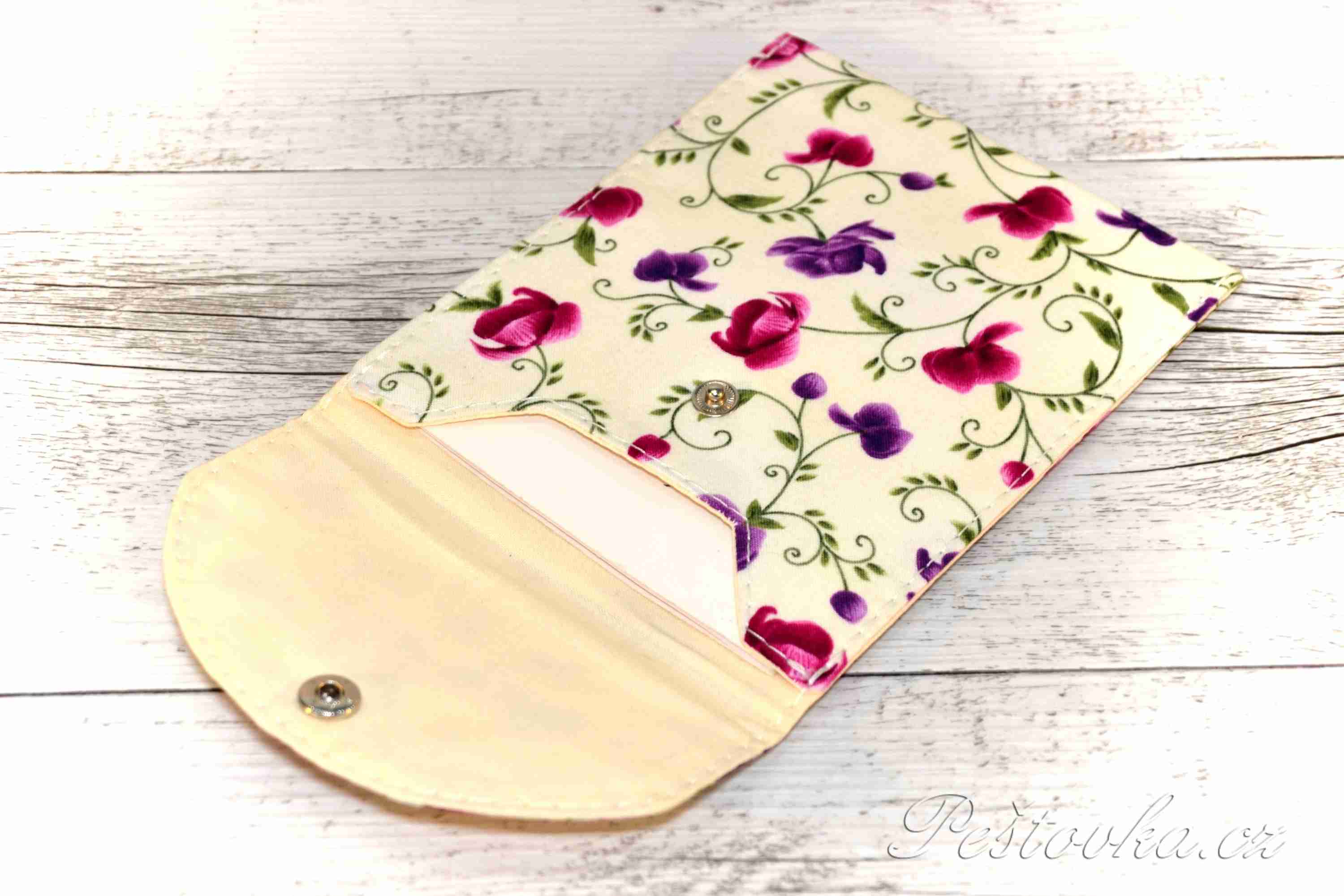 Peštovka - obal na očkovák - kapsička *orchidejky*