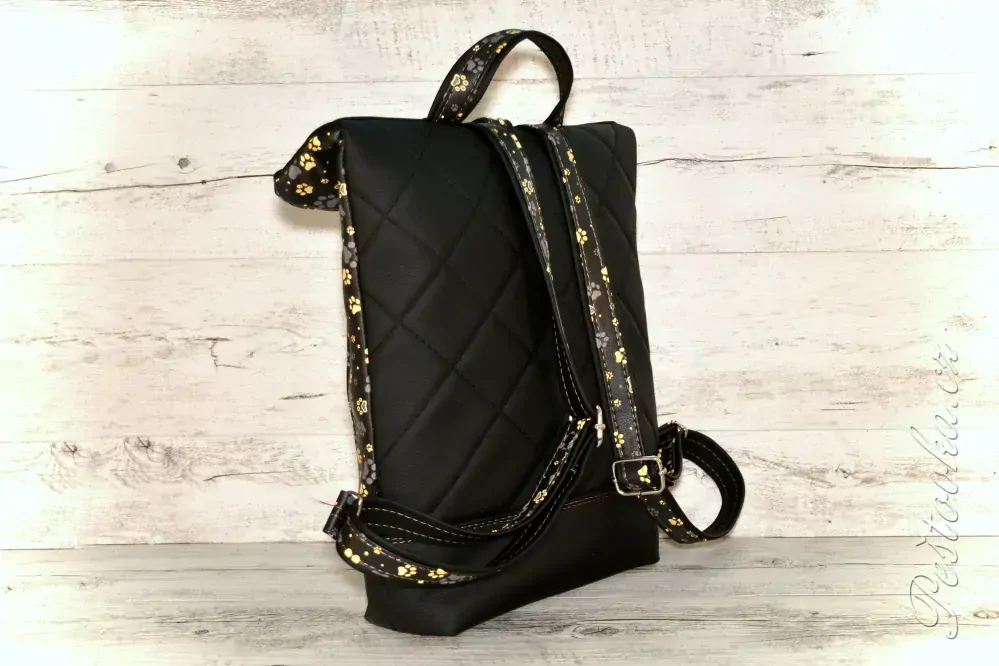 Peštovka Překlápěcí batoh Lucas *zlatošedé tlapky*