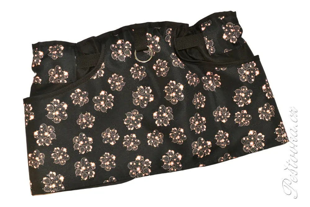 Peštovka Výcviková sukně *tlapky diamantové růžové*