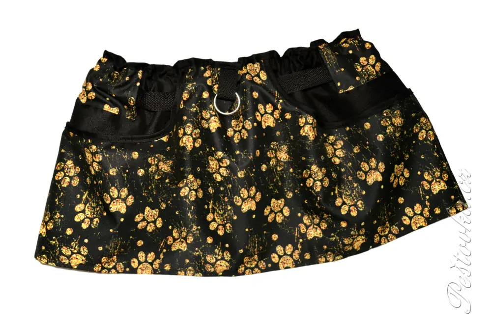 Peštovka Výcviková sukně *černo-žluté tlapky*