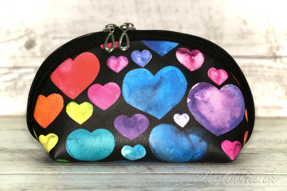 kosmetická taštička RONDA *srdíčka*