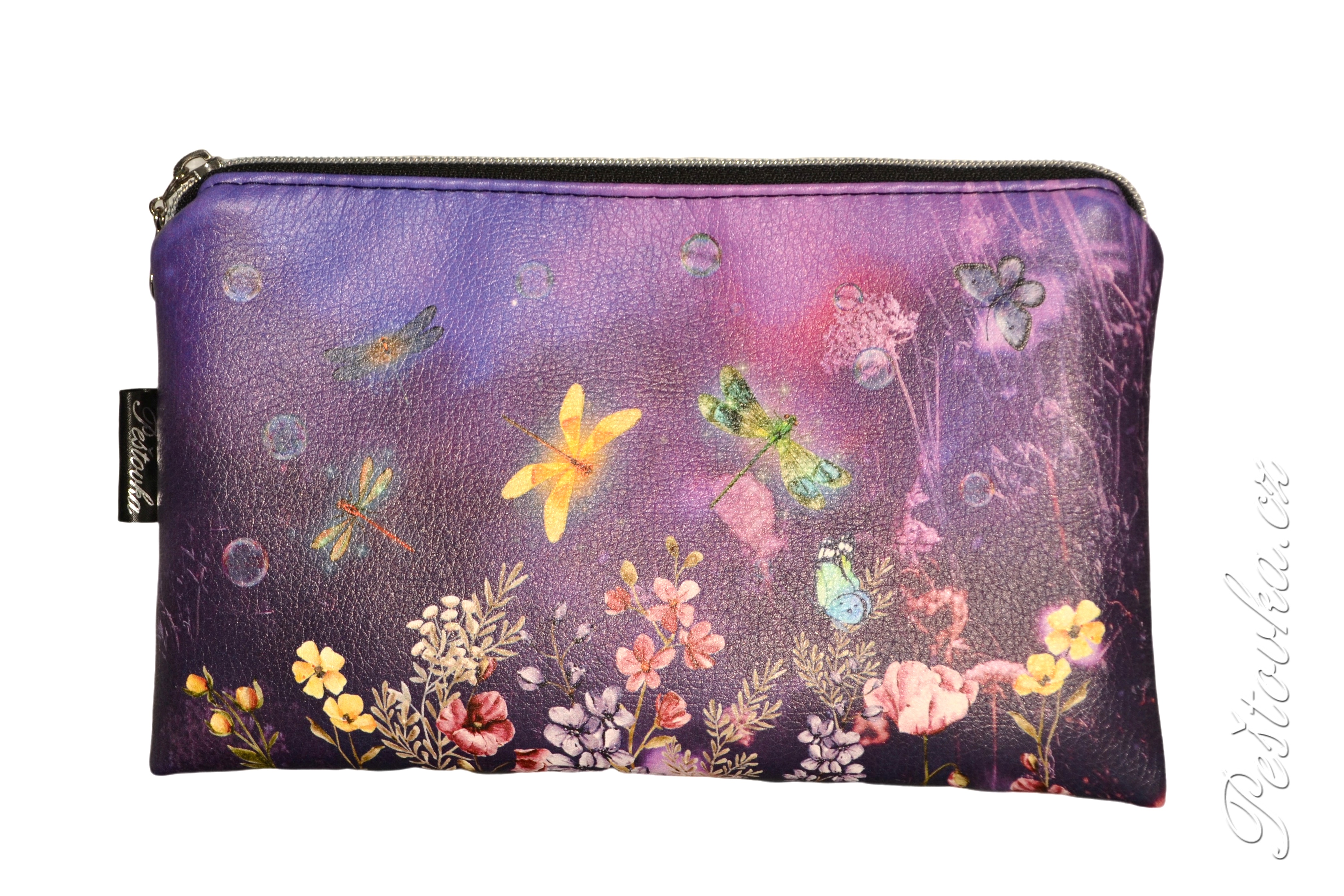 Peštovka kosmetické pouzdro INSIGNO *vážky a motýli*