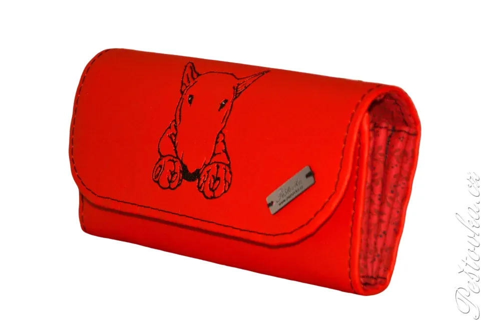 Peštovka Dámská elegantní peněženka *bulík červená*