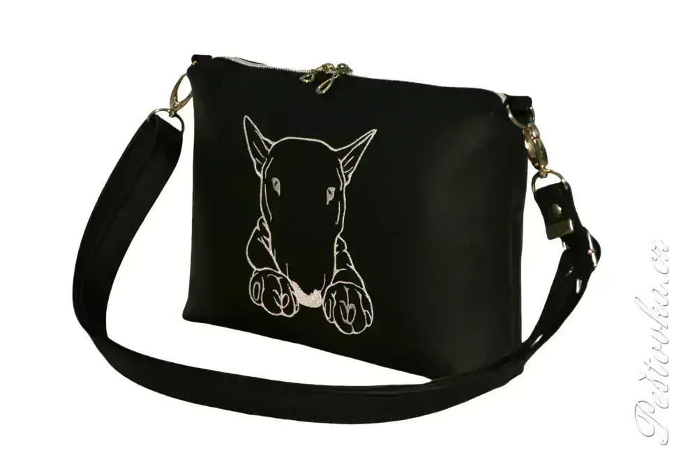 Peštovka - kabelka Lady DI s jedním zipem *ZLATÝ RETRIEVER*