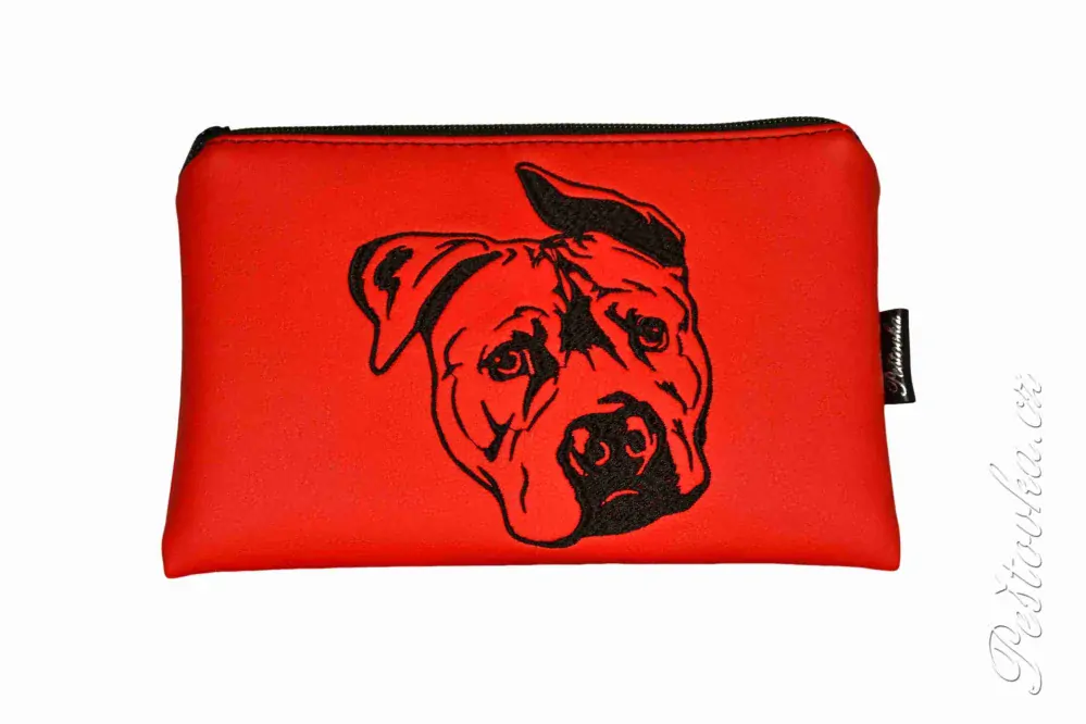 Peštovka kosmetické pouzdro INSIGNO *staford* červené