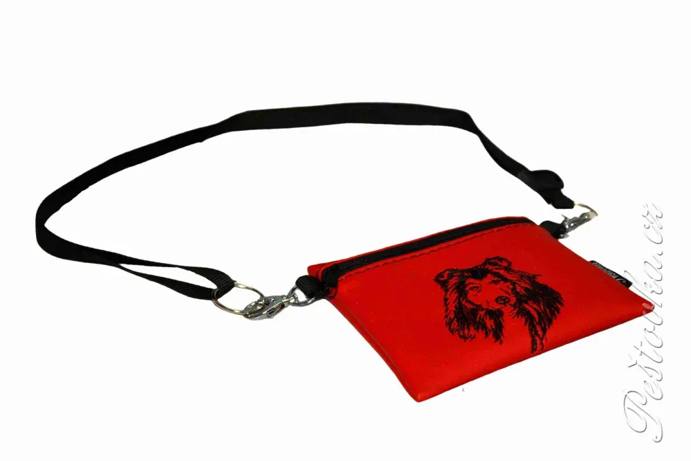 Peštovka Výstavní pamlskovník *KOLIE * červený