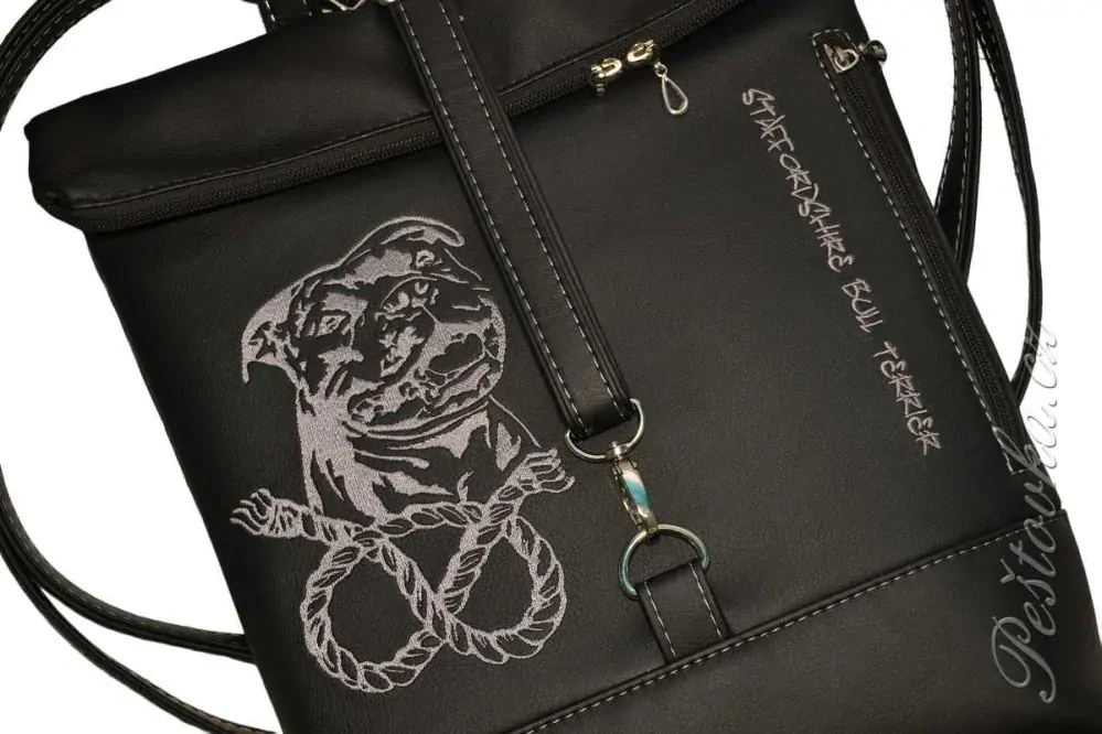 Peštovka - překlápěcí batoh Lucas LIMITED *černý*