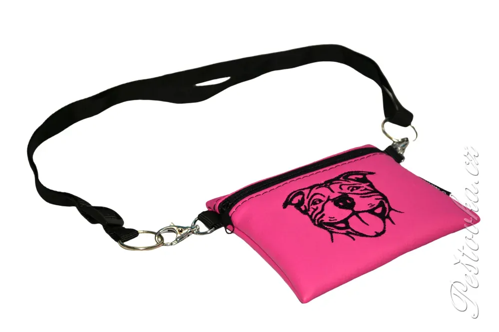 Peštovka Výstavní pamlskovník *stafordšírský bullterier * tm.růžový