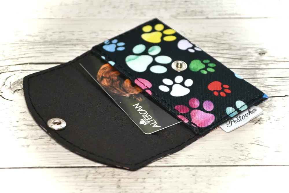 Peštovka - kapsička na karty *Color Paws*