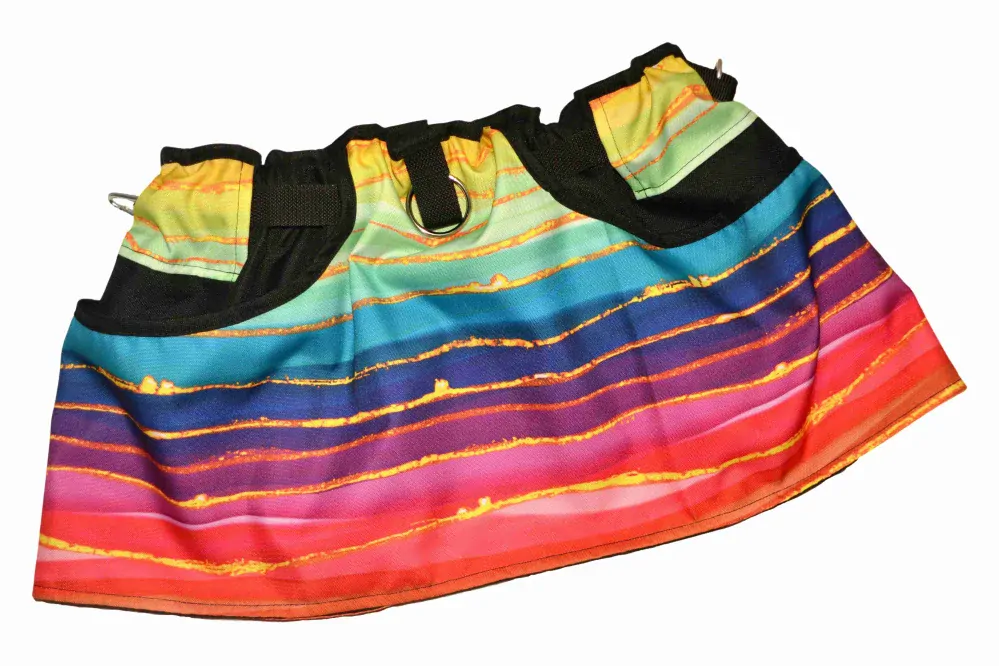 Peštovka Výcviková sukně *duhové pruhy*