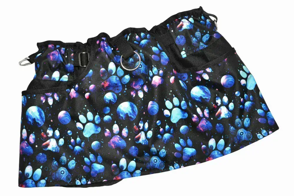 Peštovka Výcviková sukně *modré duhové tlapky*