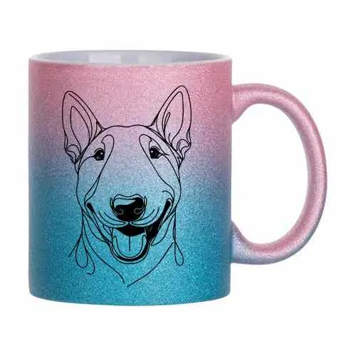 Hrnek třpytivý 330 ml A+ *BULÍK*