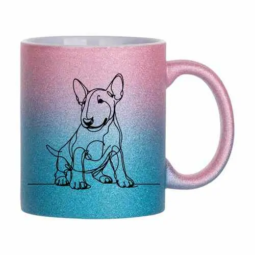 Hrnek třpytivý 330 ml A+ *BULÍK*