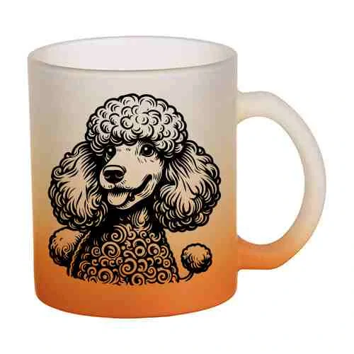 Hrnek skleněný MATNÝ 330 ml A+ barevný gradient *PUDL*