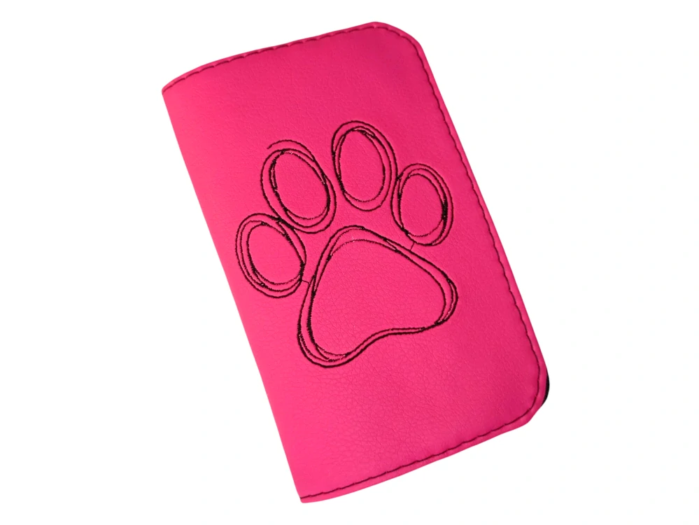 Peštovka Koženkový obal na očkovací průkaz *TLAPKA*