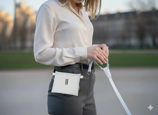 Peštovka - Výstavní pamlskovník 2v1 se zipem a klipem na výstavní číslo *zlaté nápisy*