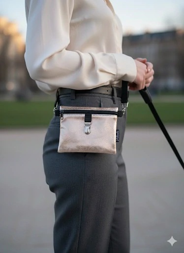 Peštovka - Výstavní pamlskovník 2v1 se zipem a klipem na výstavní číslo