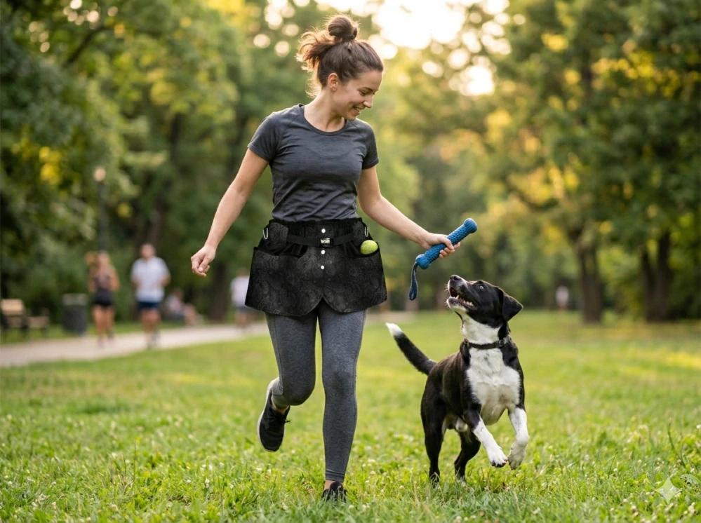 Peštovka Výcviková sukně *abstrakce černá*