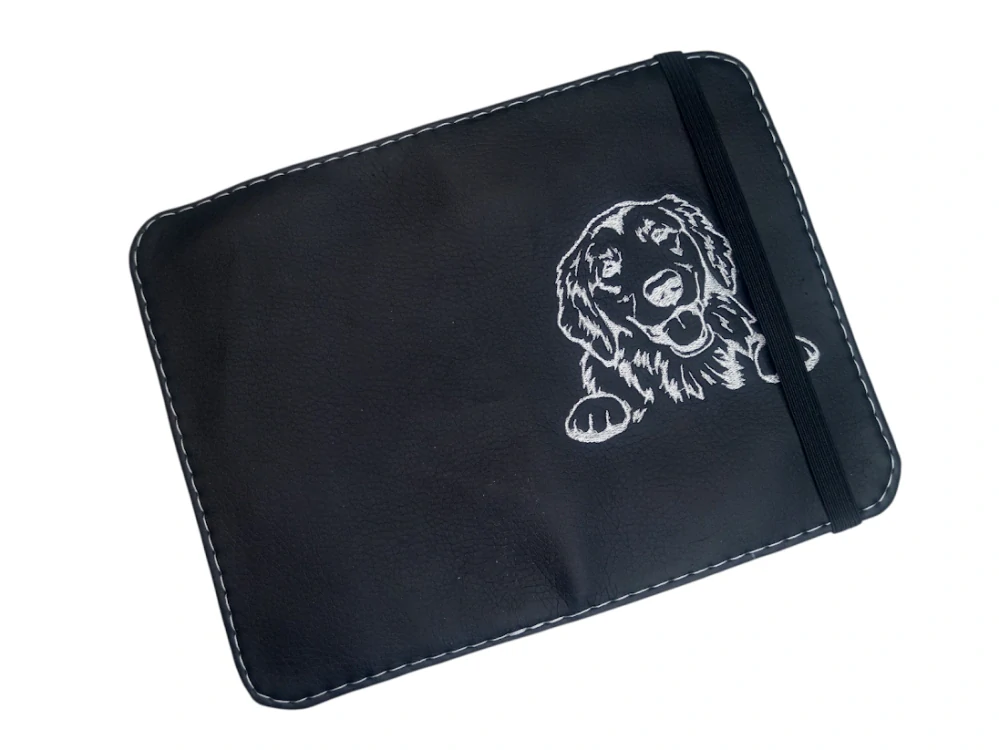 Peštovka Koženkový obal na očkovací průkaz *ZLATÝ RETRIEVER*