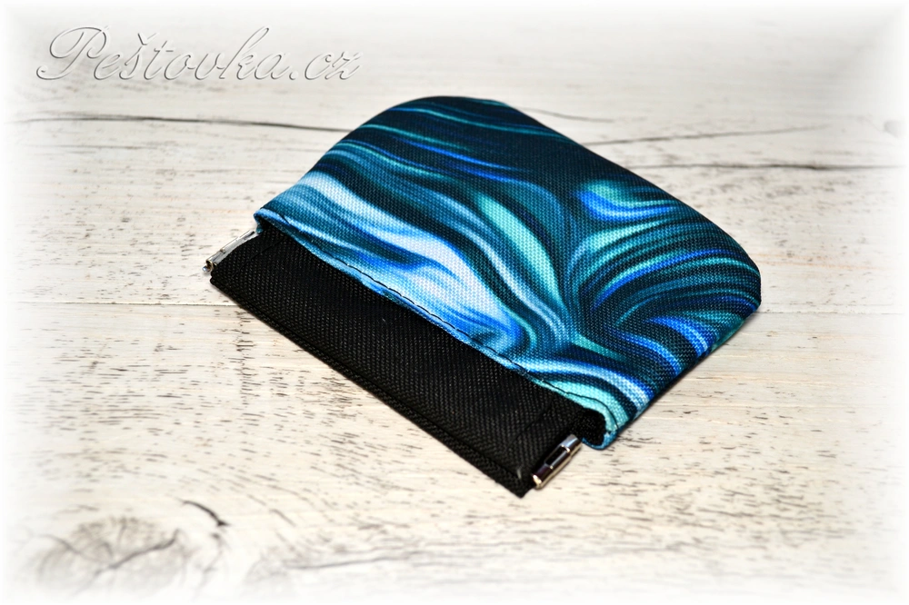 Peštovka Mincovka *modrý abstrakt*