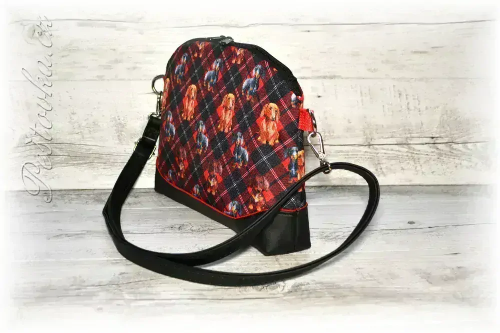 Peštovka Kabelka Belinda *jezevčíci / káro*