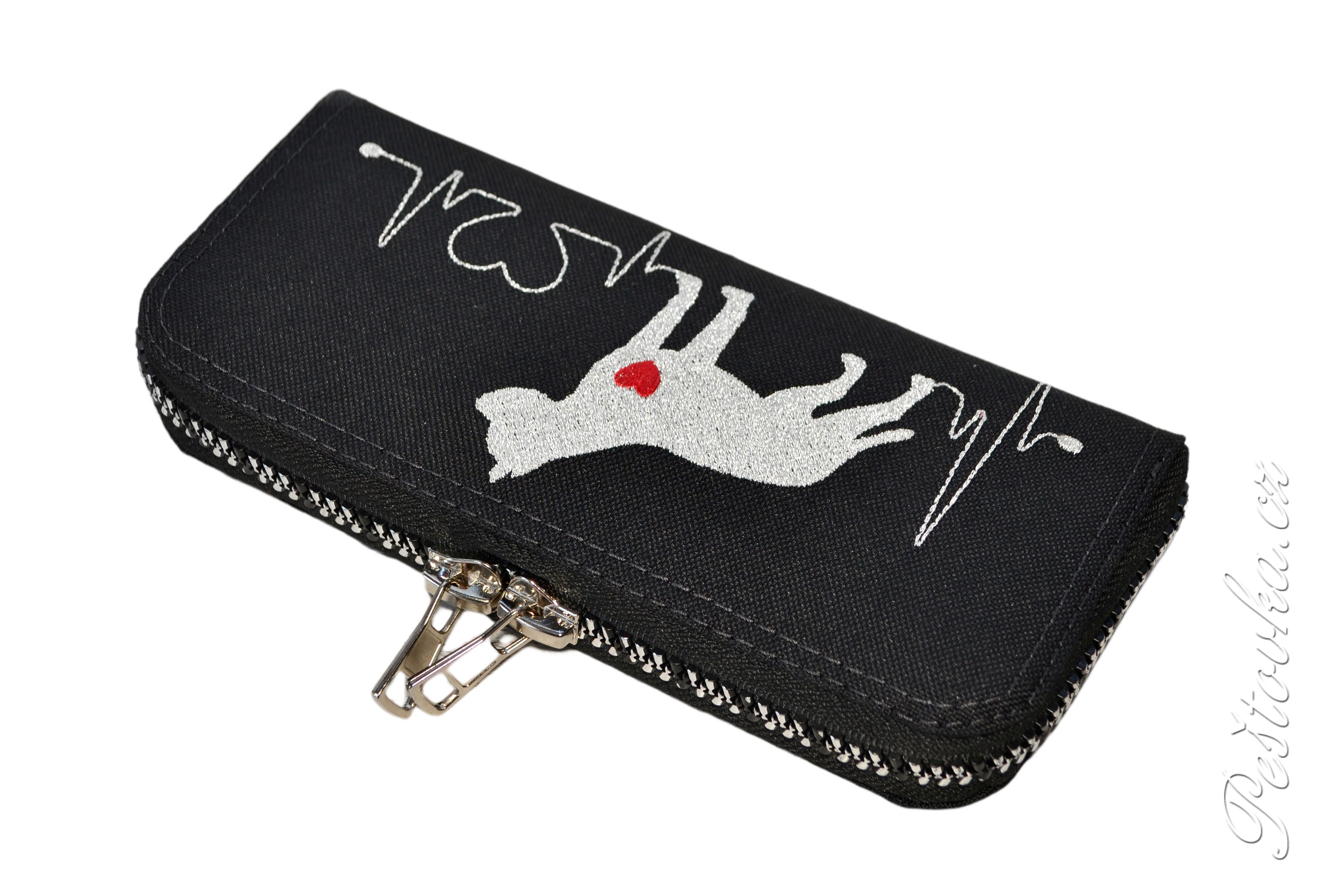 Peštovka Zipová peněženka *Ekg se staffbullem*