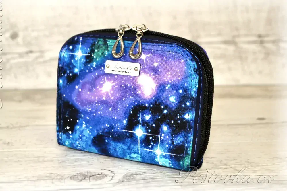 Peštovka Malá zipová peněženka *GALAXY*