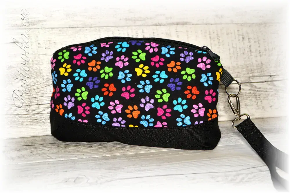 Peštovka kosmetická taštička CLEMATIS * tlapky*