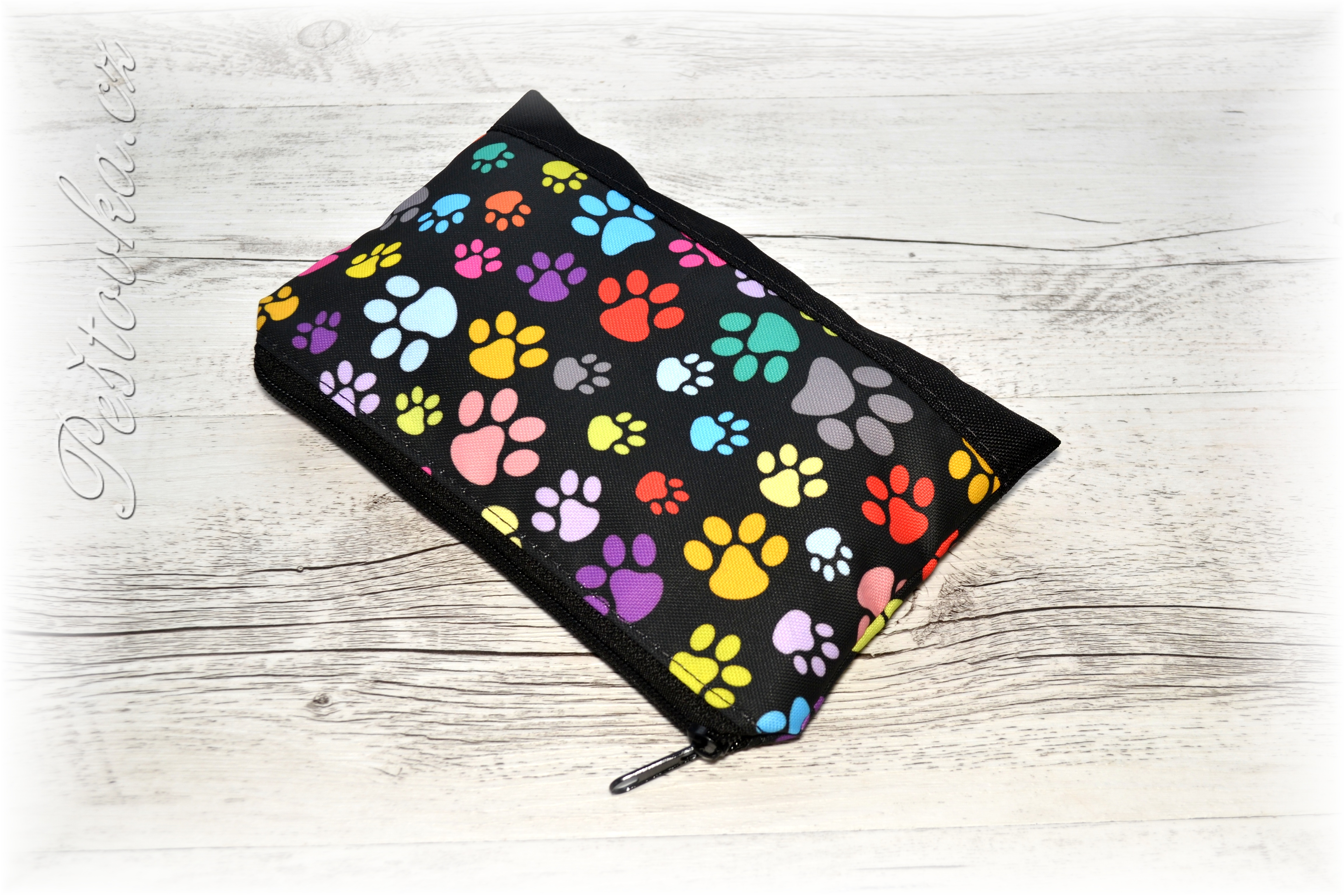 Peštovka kosmetické pouzdro INSIGNO *malé barevné tlapky*