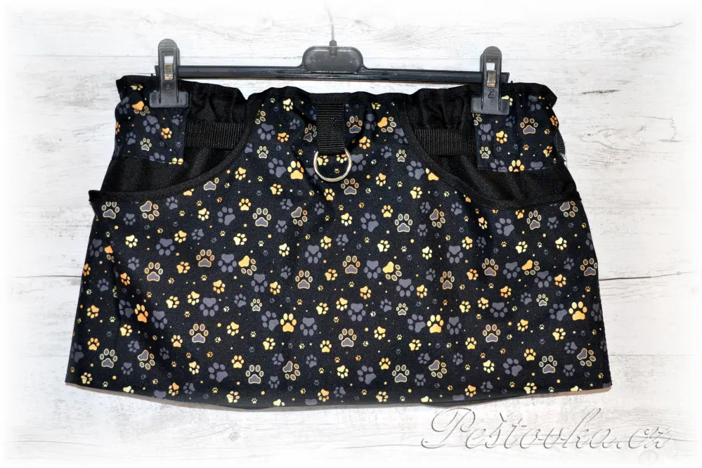 Peštovka Výcviková sukně *zlatošedé tlapky*
