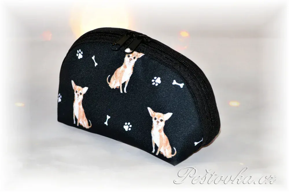 Peštovka kosmetická taštička RONDA *čivavy*