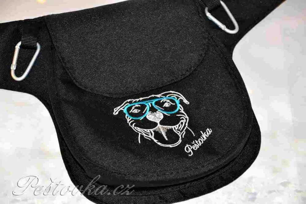 Peštovka ledvinka POSETO *stafík modré brýle*