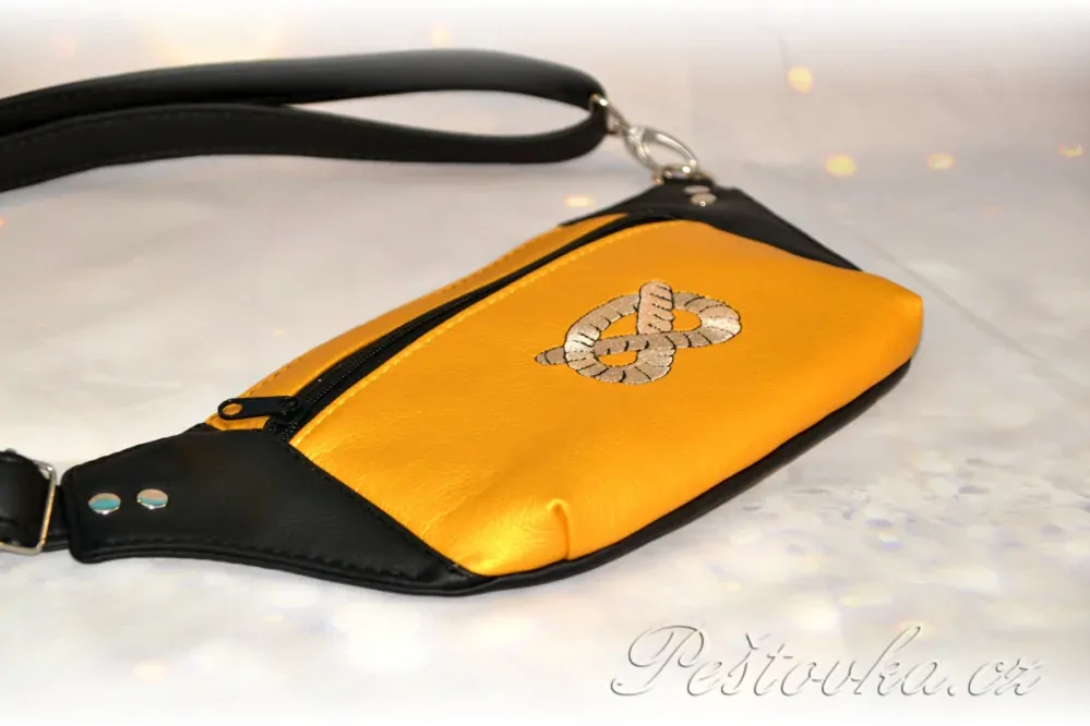 Peštovka - ledvinka Dayna  *černo-žlutá s uzlem*