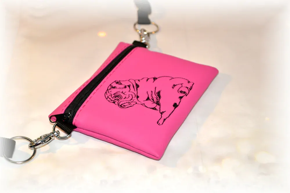 Peštovka Výstavní pamlskovník *MOPS růžový sedící*