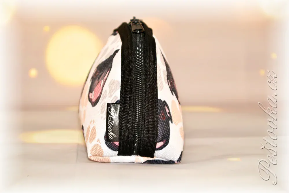 Peštovka kosmetická taštička RONDA *stafík do béžova*