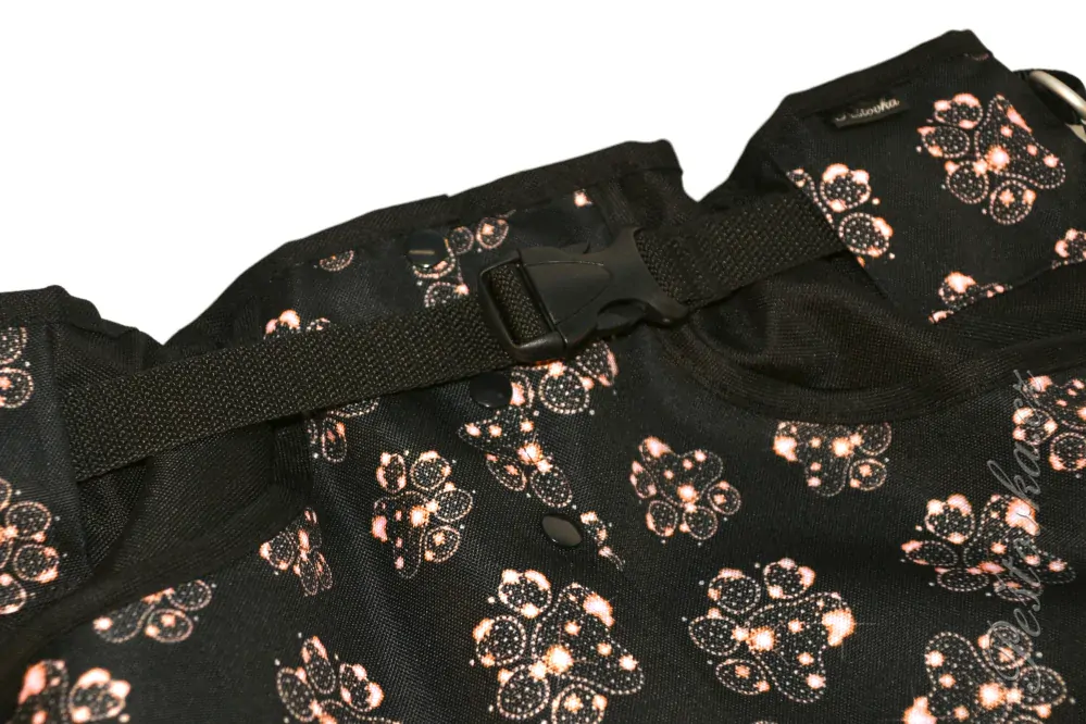 Peštovka Výcviková sukně *tlapky diamantové růžové*