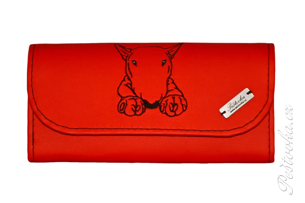 Peštovka Dámská elegantní peněženka *bulík červená*