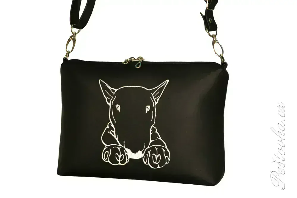 Peštovka - kabelka Lady DI s jedním zipem *ZLATÝ RETRIEVER*