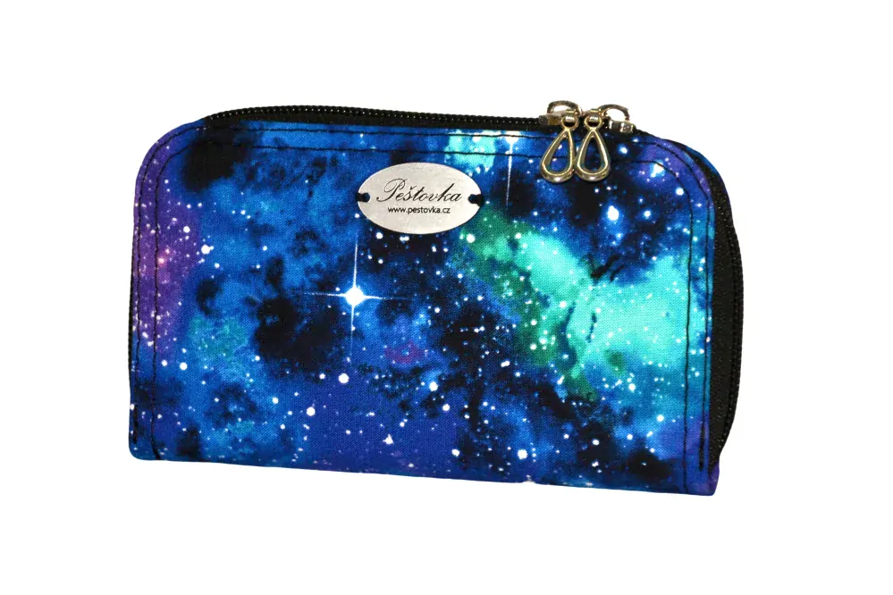 Peštovka Malá zipová peněženka *GALAXY* 16cm