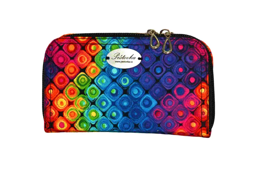 Peštovka Malá zipová peněženka *GEO FANTASY* 16cm