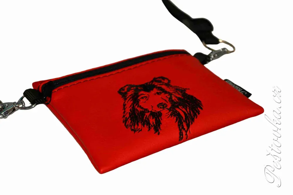 Peštovka Výstavní pamlskovník *KOLIE * červený