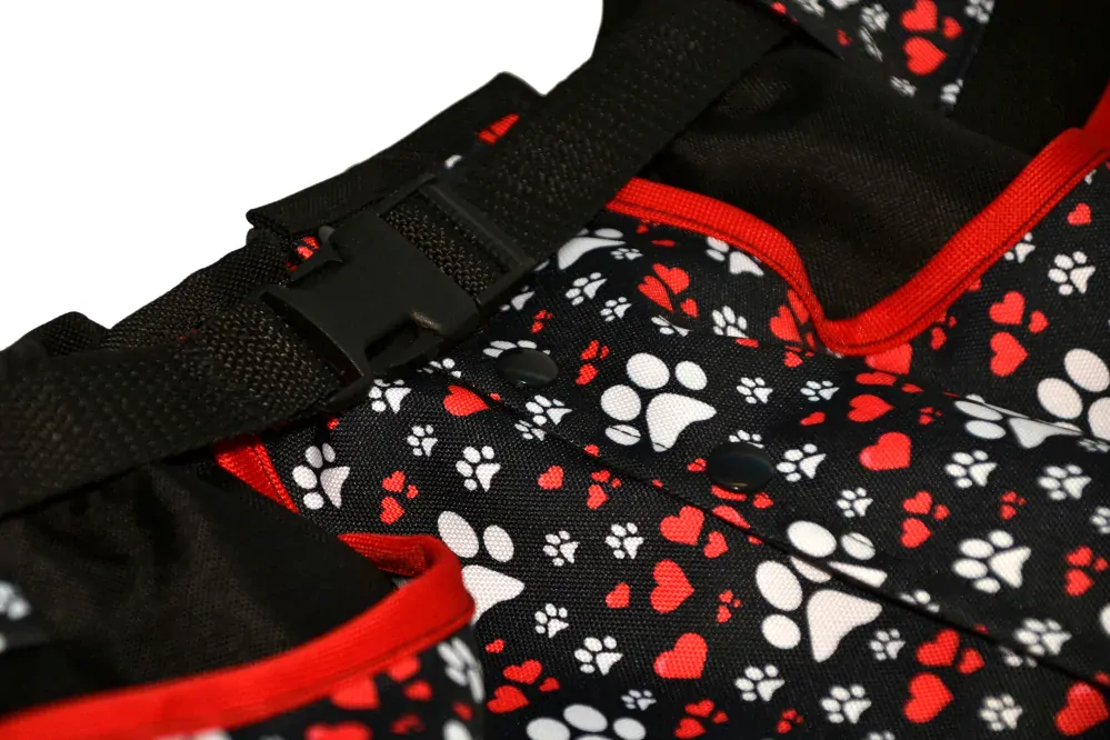 Peštovka Výcviková sukně *tlapky a srdíčka*