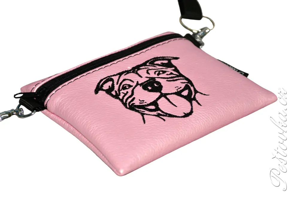 Peštovka Výstavní pamlskovník *stafordšírský bullterier * sv.růžový